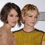 Keira Knightley and Carey Mulligan at event of Never Let Me Go