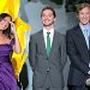 Michael Bay, Shia LaBeouf and Megan Fox at event of Transformers: Revenge of the Fallen