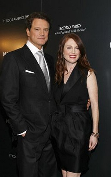 Colin Firth and Julianne Moore at event of A Single Man