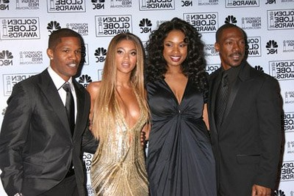 Eddie Murphy, Jamie Foxx, Beyoncé Knowles and Jennifer Hudson
