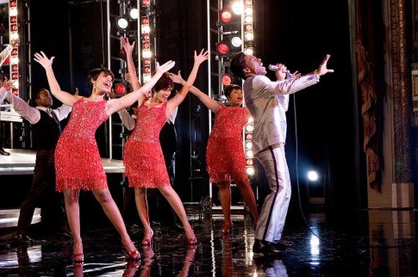 Eddie Murphy, Jamie Foxx, Bill Condon, Beyoncé Knowles, Anika Noni Rose and Jennifer Hudson in Dreamgirls