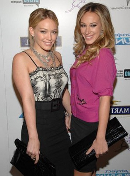 Haylie Duff and Hilary Duff