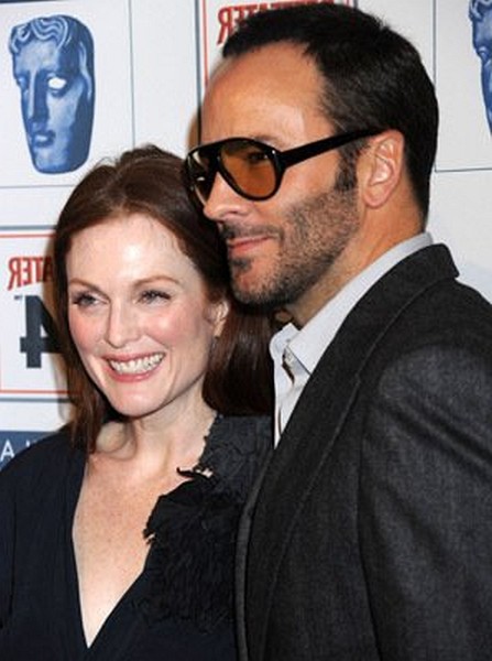 Julianne Moore and Tom Ford