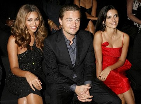 Leonardo DiCaprio, Penélope Cruz and Beyoncé Knowles