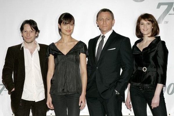 Mathieu Amalric, Daniel Craig, Olga Kurylenko and Gemma Arterton at event of Quantum of Solace