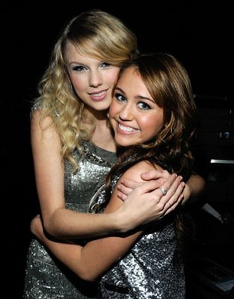 Miley Cyrus and Taylor Swift