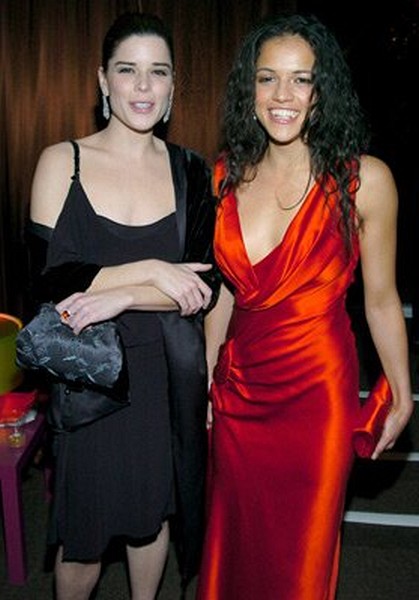 Neve Campbell and Michelle Rodriguez
