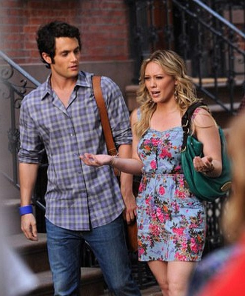 Photo: Penn Badgley and Hilary Duff at event of Gossip Girl