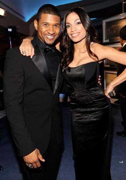 Rosario Dawson and Usher Raymond