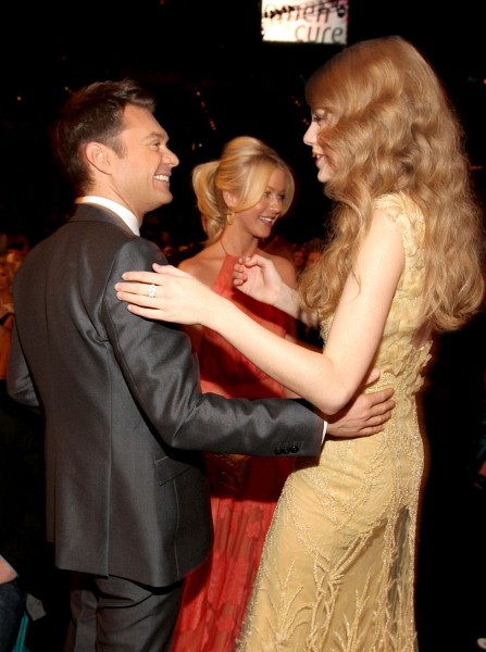Ryan Seacrest and Taylor Swift