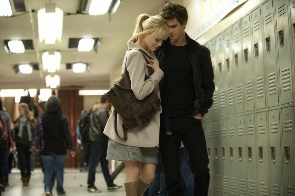 Still of Emma Stone and Andrew Garfield in The Amazing Spider-Man