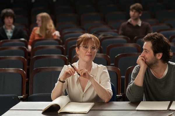 Still of Julianne Moore and Michael Angarano in The English Teacher