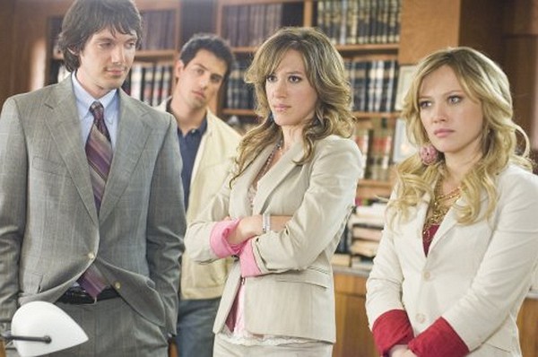 Still of Lukas Haas, Haylie Duff, Hilary Duff and Marcus Coloma in Material Girls