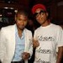 Usher Raymond and Pharrell Williams