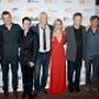 Woody Harrelson, Christopher Walken, Sam Rockwell, Abbie Cornish, Colin Farrell, Olga Kurylenko and Martin McDonagh at event of Seven Psychopaths