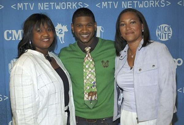 Usher Raymond, Jonnetta Patton and Christina Norman