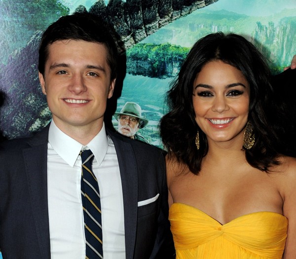 Vanessa Hudgens and Josh Hutcherson at event of Journey 2: The Mysterious Island