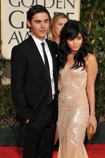 Vanessa Hudgens and Zac Efron at event of The 66th Annual Golden Globe Awards