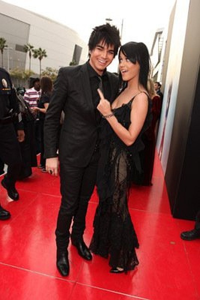 Adam Lambert and Katy Perry at event of This Is It