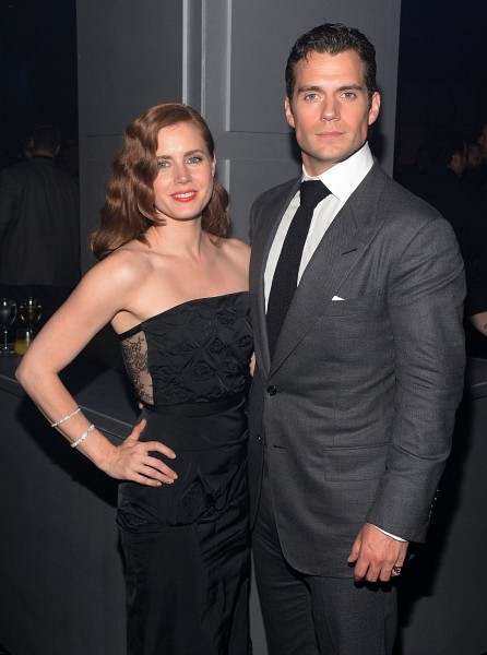Amy Adams and Henry Cavill at event of Man of Steel