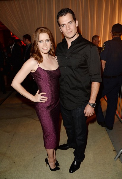 Amy Adams and Henry Cavill