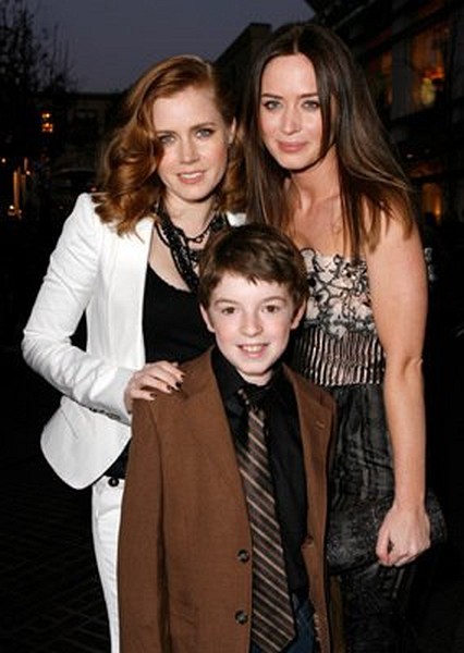 Amy Adams, Emily Blunt and Jason Spevack at event of Sunshine Cleaning