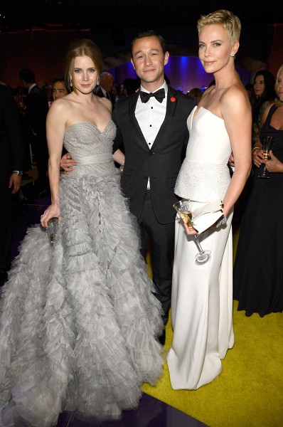 Charlize Theron, Amy Adams and Joseph Gordon-Levitt