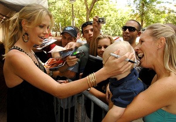 Charlize Theron at event of Battle in Seattle