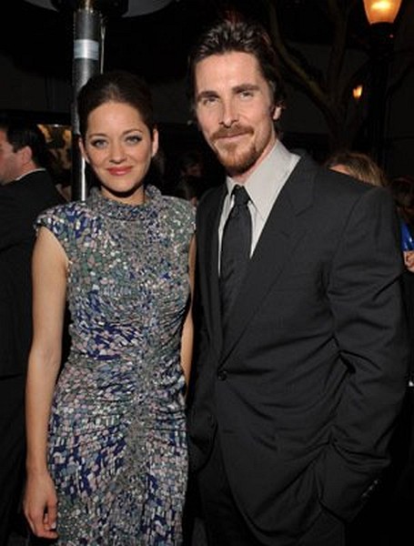 Photo: Christian Bale and Marion Cotillard at event of Public Enemies