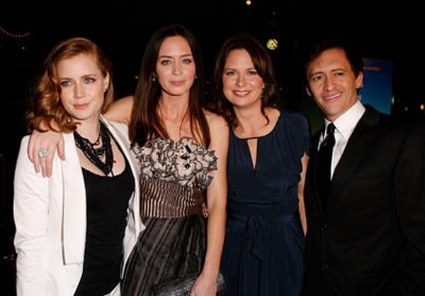 Clifton Collins Jr., Amy Adams, Mary Lynn Rajskub and Emily Blunt at event of Sunshine Cleaning
