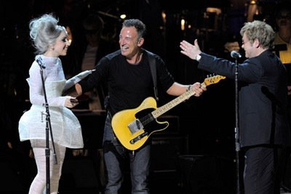 Elton John, Bruce Springsteen and Lady Gaga