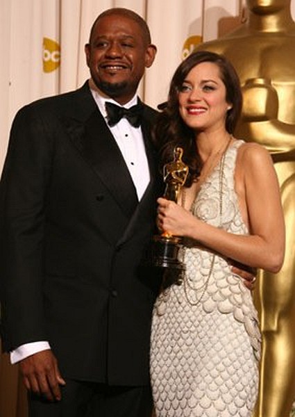 Photo: Forest Whitaker and Marion Cotillard at event of The 80th Annual Academy Awards