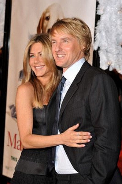 Jennifer Aniston and Owen Wilson at event of Marley & Me