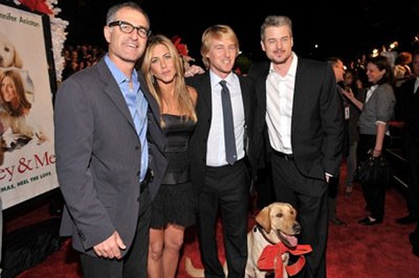 Jennifer Aniston, Owen Wilson and Eric Dane at event of Marley & Me
