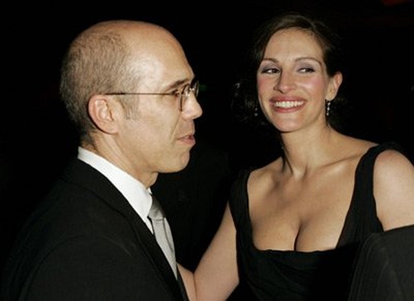 Julia Roberts and Jeffrey Katzenberg