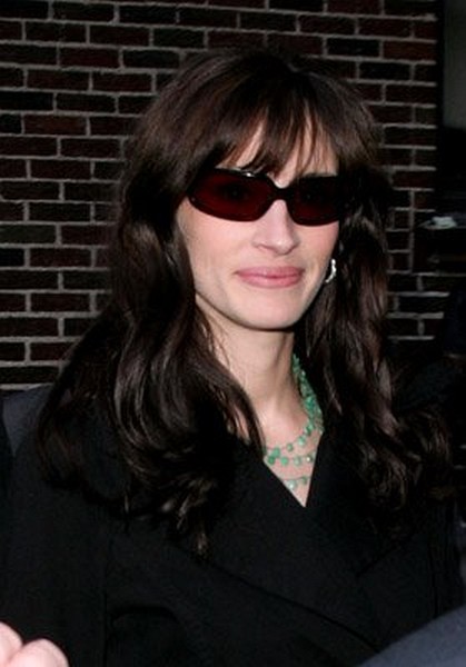 Julia Roberts at event of Late Show with David Letterman
