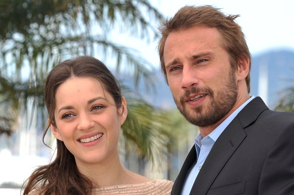 Photo: Marion Cotillard and Matthias Schoenaerts at event of Rust and Bone