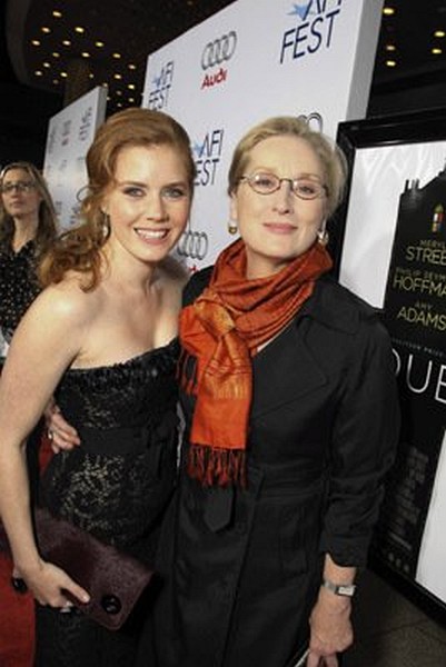 Meryl Streep and Amy Adams at event of Doubt