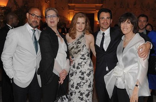 Meryl Streep, Nora Ephron, Stanley Tucci, Amy Adams and Chris Messina at event of Julie & Julia