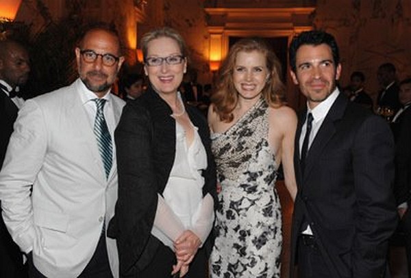 Meryl Streep, Stanley Tucci, Amy Adams and Chris Messina at event of Julie & Julia