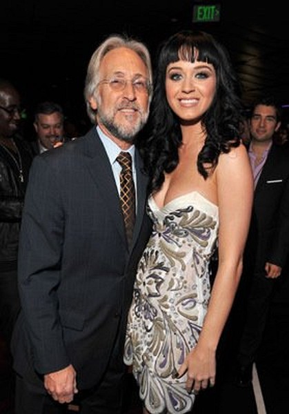 Neil Portnow and Katy Perry