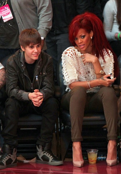 Rihanna and Justin Bieber