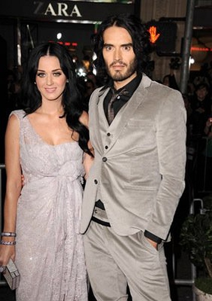 Russell Brand and Katy Perry at event of The Tempest