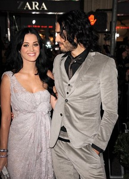 Russell Brand and Katy Perry at event of The Tempest