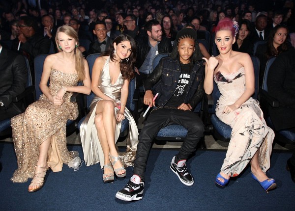 Selena Gomez, Taylor Swift, Katy Perry and Jayden Smith