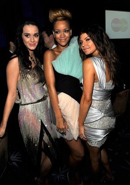 Stacy Ferguson, Rihanna and Katy Perry