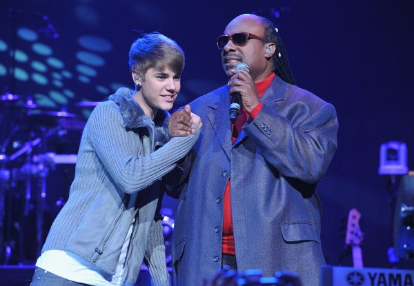 Stevie Wonder and Justin Bieber