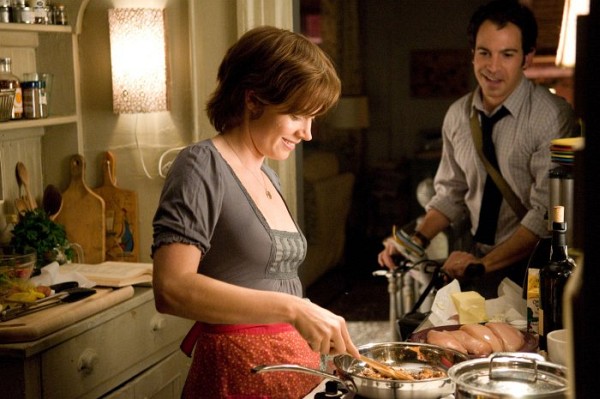 Still of Amy Adams and Chris Messina in Julie & Julia