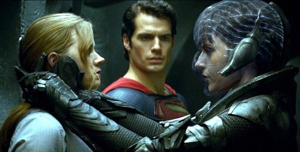 Still of Amy Adams, Henry Cavill and Antje Traue in Man of Steel
