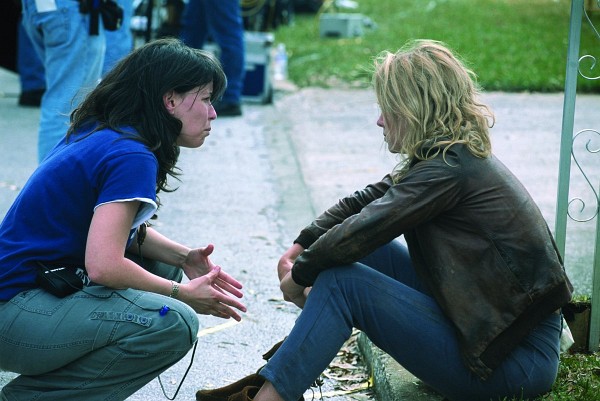Still of Charlize Theron and Patty Jenkins in Monster